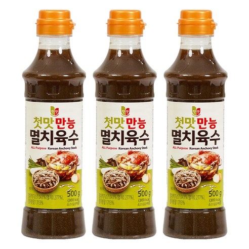 첫맛 만능 멸치육수, 500g, 3개