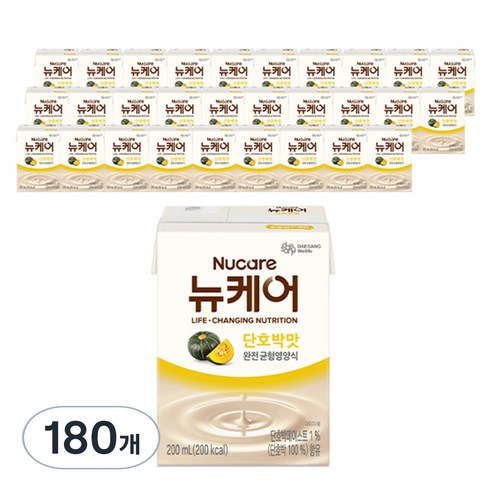 뉴케어 단호박맛 완전균형영양식, 180개, 200ml
