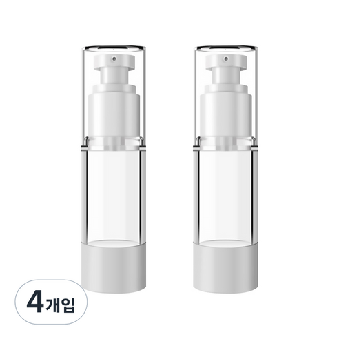 DM 뷰티 휴대용 스프레이 로션 공병 플랫 진공 50ml, 4개