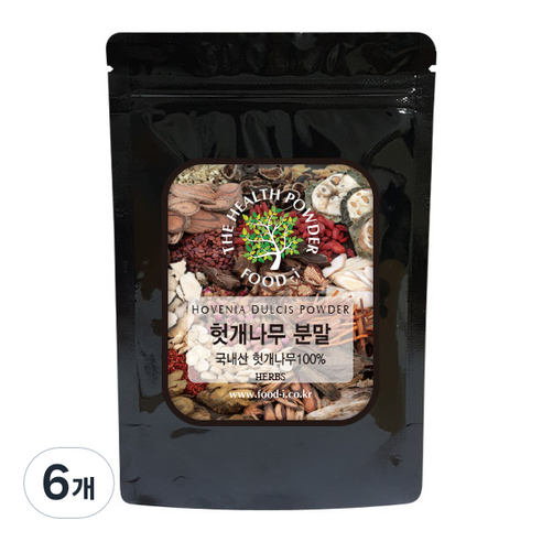 스쿨아이 국내산 헛개나무 분말, 6개, 200g