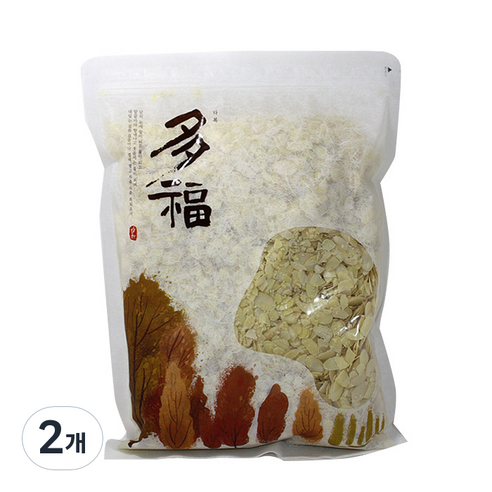 아몬푸드 백아몬드슬라이스, 500g, 2개