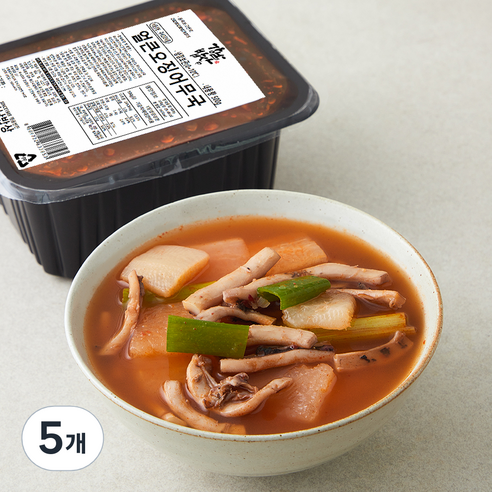 강남밥상 얼큰 오징어 무국, 500g, 5개