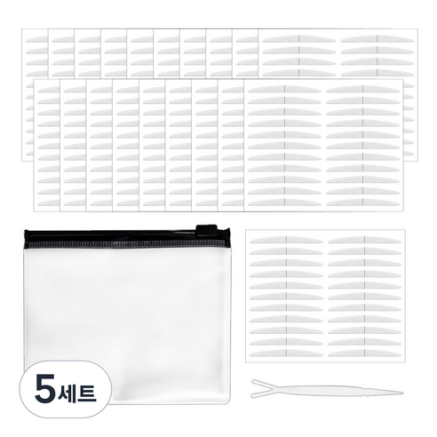 다크니스 양면 아이업 쌍꺼풀 테이프, 스탠다드 J, 5세트