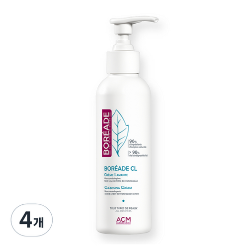 ACM보레드 씨엘 클렌징 크림, 200ml, 4개