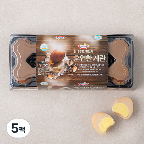 행복담기 훈연한 계란 350g, 10구, 5팩
