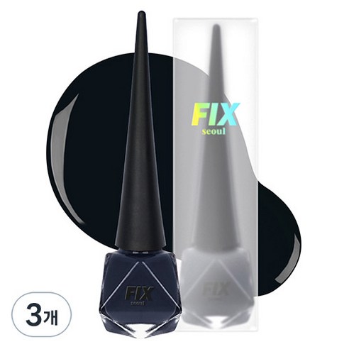 픽스서울 네일라커 매니큐어, 08 새벽별, 8ml, 3개