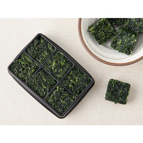 싱싱하고 영양 가득! 곰곰 유기농 다진 시금치