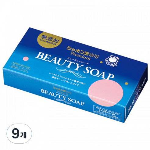 샤본다마 뷰티솝비누 세트, 100g, 9개