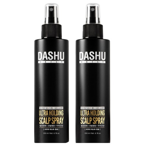 다슈 울트라 홀딩 스칼프 헤어스프레이, 200ml, 2개