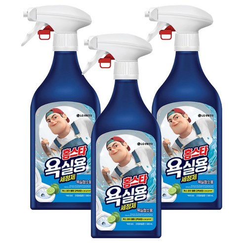 홈스타 맥스프레쉬 욕실청소용 세정제, 3개, 500ml