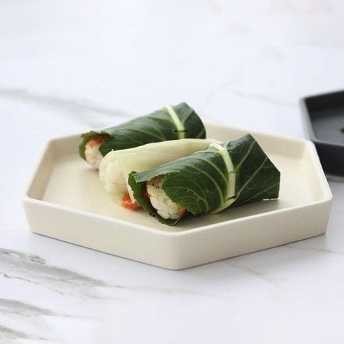 쓰임 마리벨 육각접시, 크림화이트