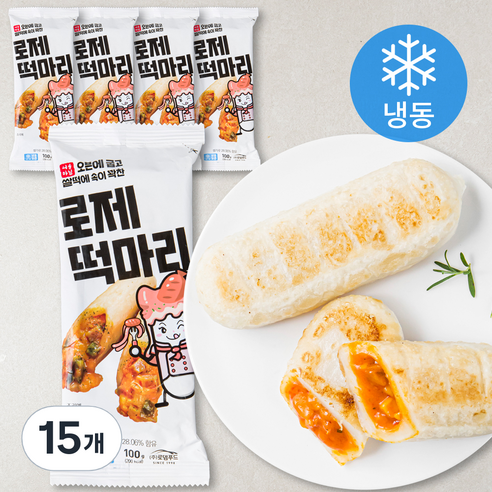 서울마님 로제 떡마리 (냉동), 100g, 1개입, 15개