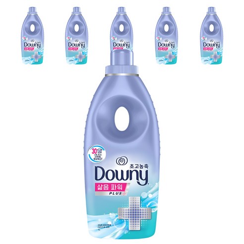 다우니 섬유유연제 항균파워 플러스, 1L, 6개