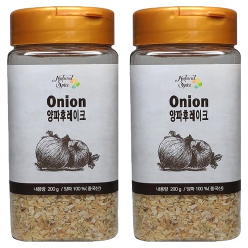 내츄럴스파이스 양파후레이크, 200g, 2개