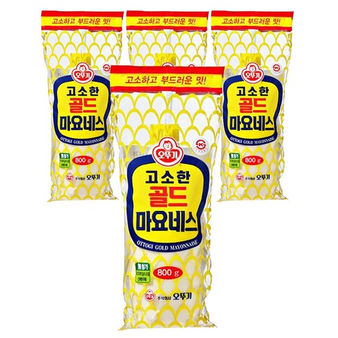 오뚜기 골드 마요네즈, 800g, 4개