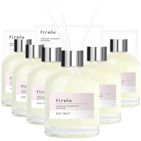 플렌느 실내용 디퓨저 200ml x 6p, 레드프룻