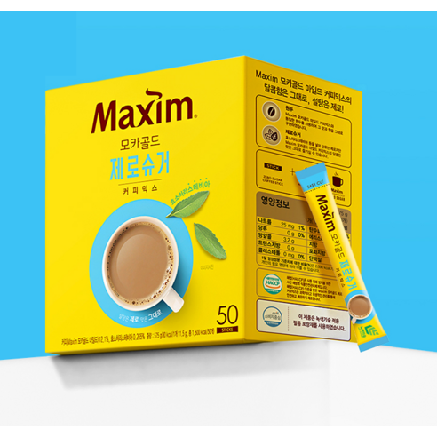 달콤함은 그대로, 죄책감은 제로! 맥심 모카골드 제로슈거 커피믹스