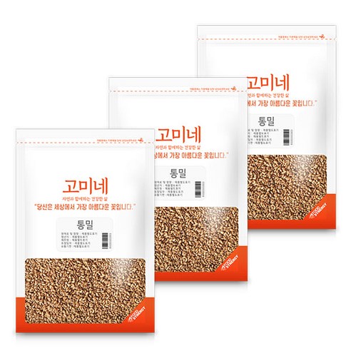 고미고미고미네 통밀, 1kg, 3개