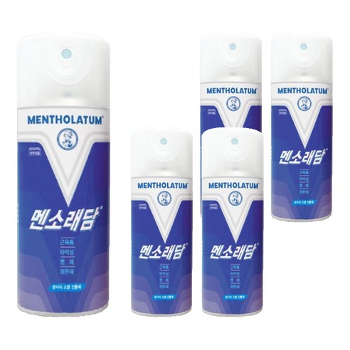 멘소래담 쿨 스프레이파스 에스 200ml, 1개입, 5개