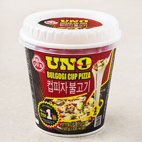 오뚜기 유엔오 컵피자 불고기 (냉동), 150g, 1개입, 1개