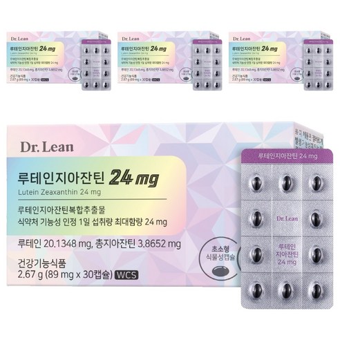 닥터린 루테인 지아잔틴 24mg 2.67g, 30정, 4개