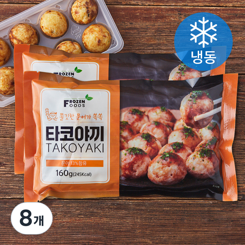 이안 타코야끼 (냉동), 160g, 8개