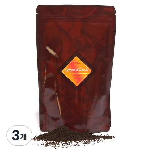 다질리언 세븐어클락 홍차 리필, 125g, 1개입, 3개