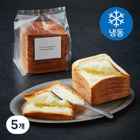 더트러플베이커리 티슈 브레드 (냉동), 140g, 5개