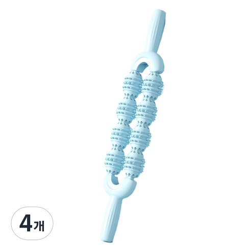 제이케이 2 x 4 롤러 건강스틱, 4개, 스카이블루