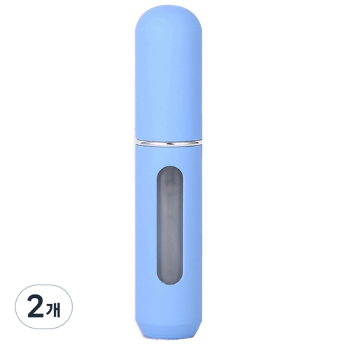플라카 휴대용 파스텔 향수 공병 5ml, 2개, 블루