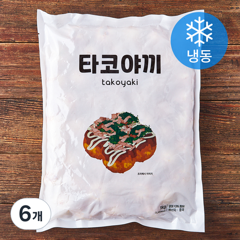 이안 타코야끼 (냉동), 1kg, 6개