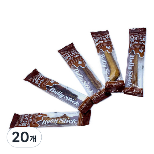 네츄럴이엑스 불리스틱 강아지 덴탈껌 중형 M11, 한우, 20개