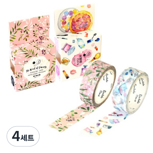라이프포인트 마스킹 테이프 세트, S1012, S1014, 4세트