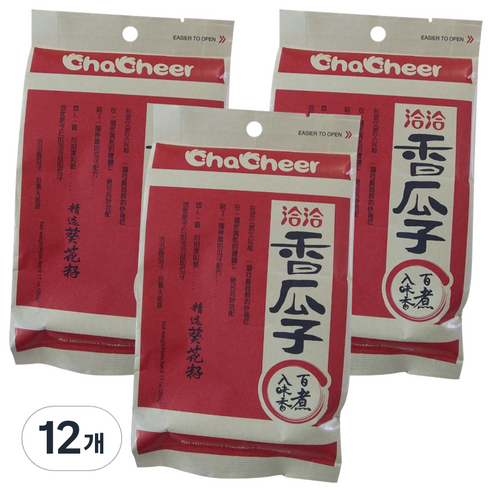 챠챠 해바라기씨 양념맛, 260g, 12개