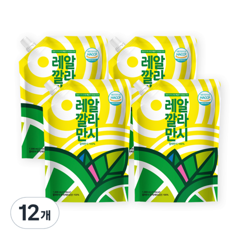 바로푸드 레알 깔라만시, 1L, 12개