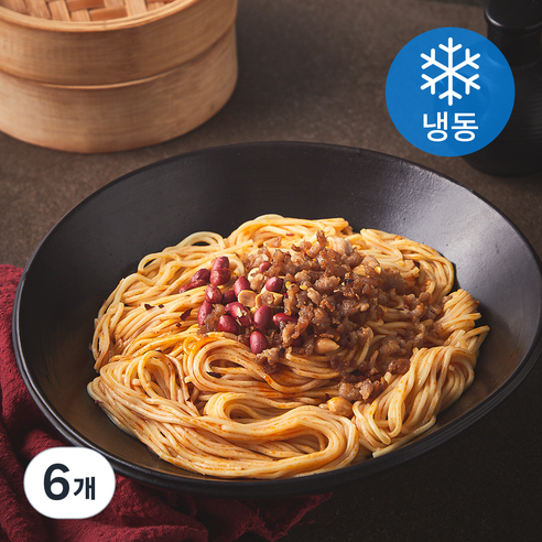 쿡솜씨 티엔미미 유발면 (냉동), 230g, 6개