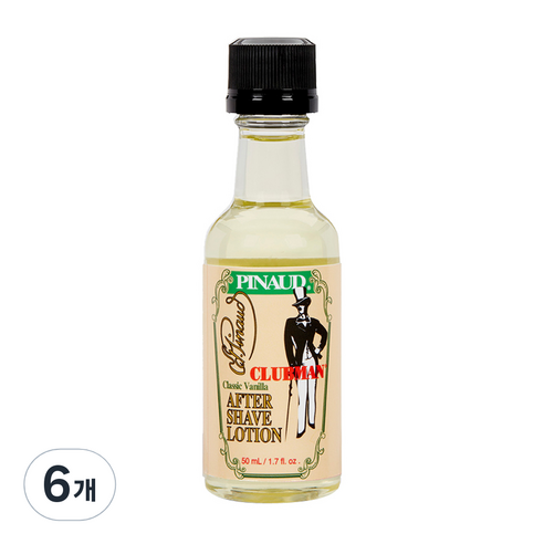 클럽맨피노드 클래식 바닐라 에프터쉐이브 로션, 50ml, 6개