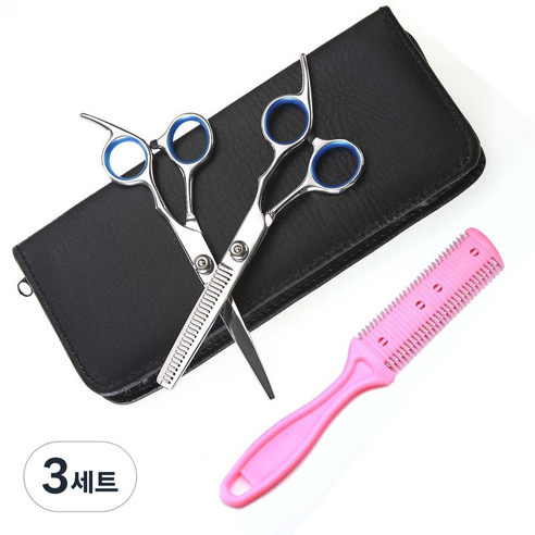 와이에스티 페누스 가정용 미용가위 4종 세트, 랜덤발송(머리 정리칼), 3개