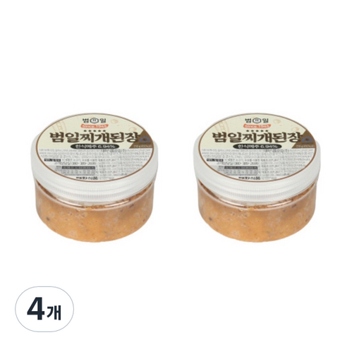범일 찌개된장, 250g, 4개