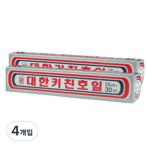 대한웰빙 키친 호일 13마이크로, 4개입