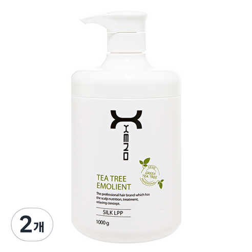 제노 티트리 에몰리언트 실크 LPP 트리트먼트, 1000g, 2개
