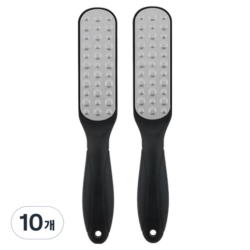 아늑공간 발바닥 뒷꿈치 각질제거기 블랙, 1개입, 10개, 100g