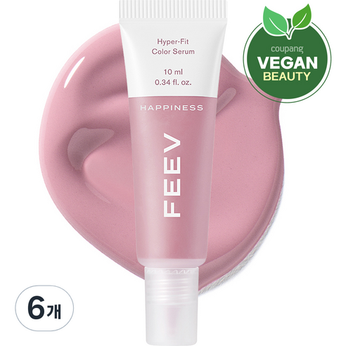 피브 하이퍼 핏 컬러 세럼 미니 10ml, 해피니스, 6개
