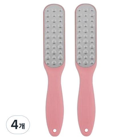 아늑공간 발바닥 뒷꿈치 각질제거기 핑크, 1개입, 4개, 100g