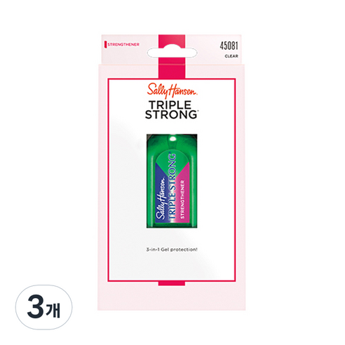 샐리한센 트리플스트롱 손톱 강화제, 13.3ml, 3개