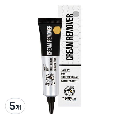 미앤비즈 전문가용 속눈썹 글루 크림 리무버, 20g, 5개