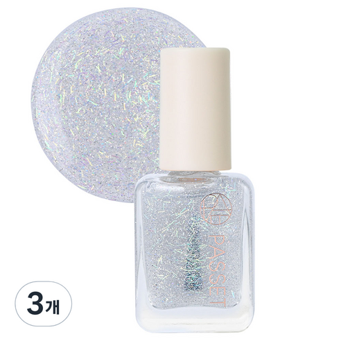 파셋 셀럽 네일컬러 폴리쉬 매니큐어, 75 샤인크리스탈, 7ml, 3개