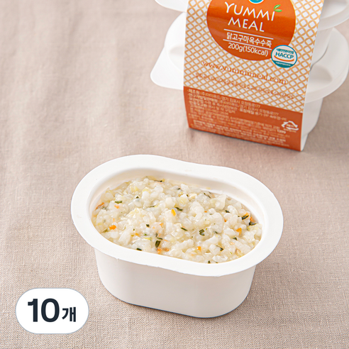 얌이밀 중기 2단계 만7~12개월 이유식, 100g, 10개, 혼합맛(닭고기/고구마/옥수수)