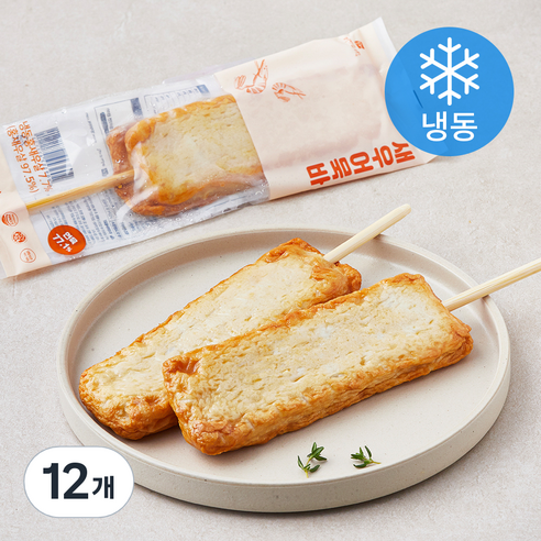영자어묵 새우어묵바 (냉동), 80g, 12개