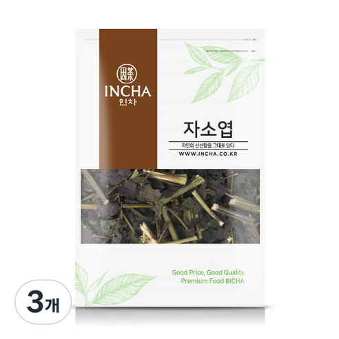 인차 자소엽 차조기, 200g, 3개